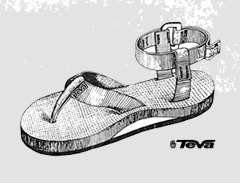 Teva（テバ）のストラップ付きスポーツサンダル