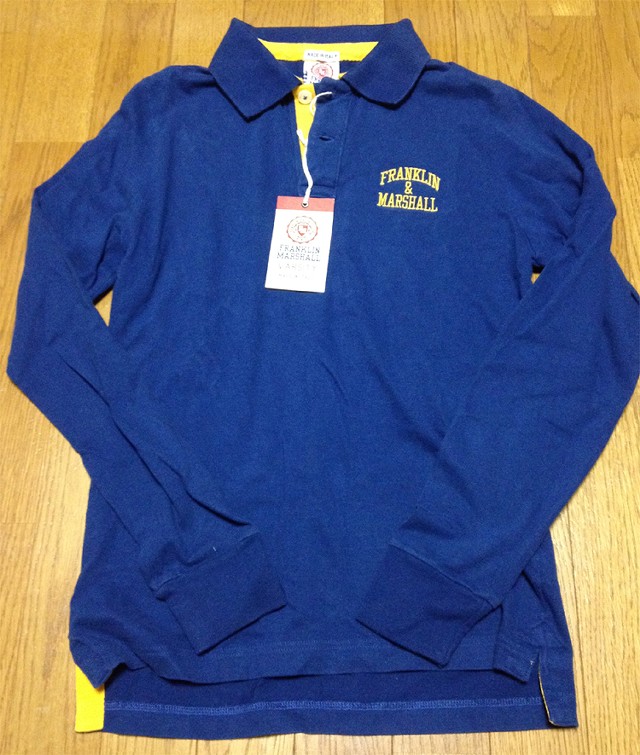 FRANKLIN＆MARSHALLの長袖ポロシャツ