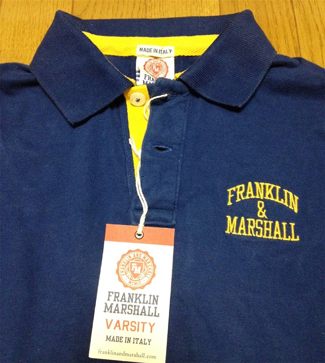 FRANKLIN＆MARSHALLの長袖ポロシャツ