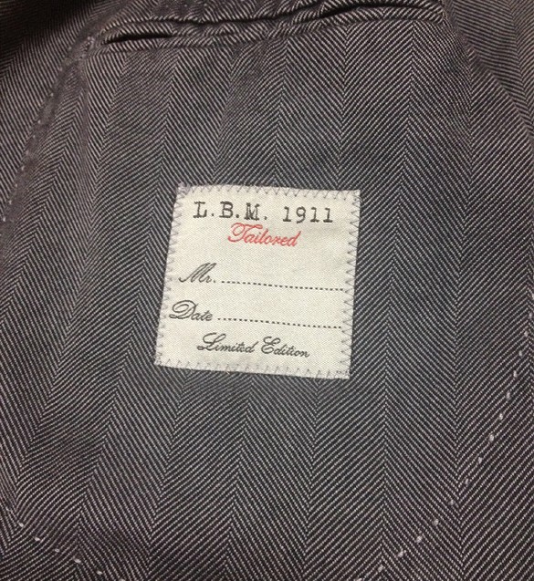 L.B.M.1911のテーラードジャケット