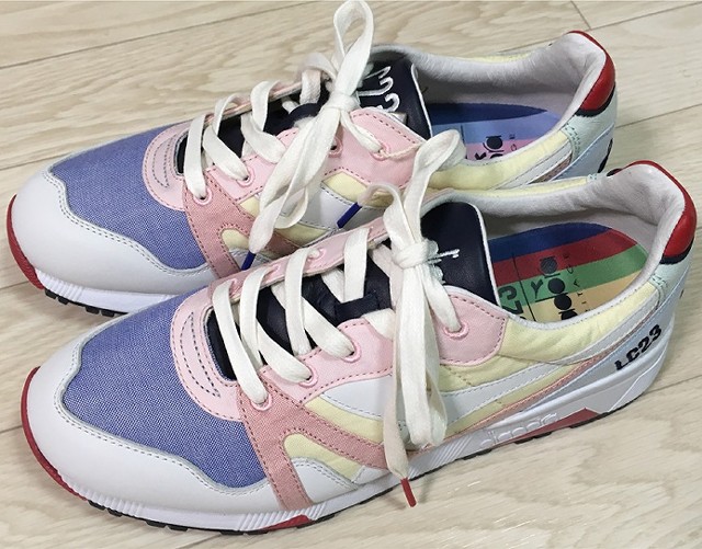 Diadora Helitage x LC23のコラボスニーカー